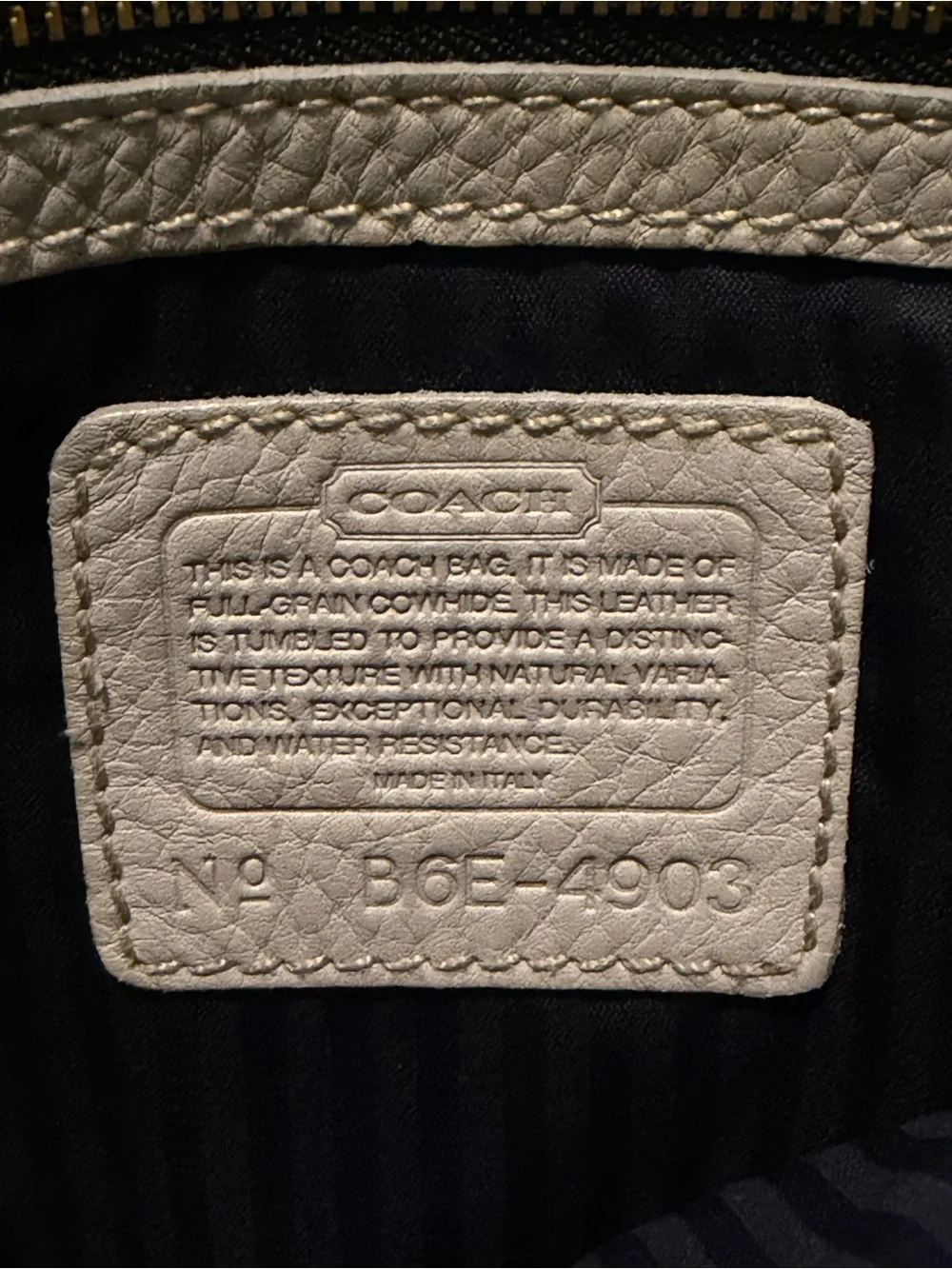 Vintage Coach 4903 Sonoma Flap Bag
